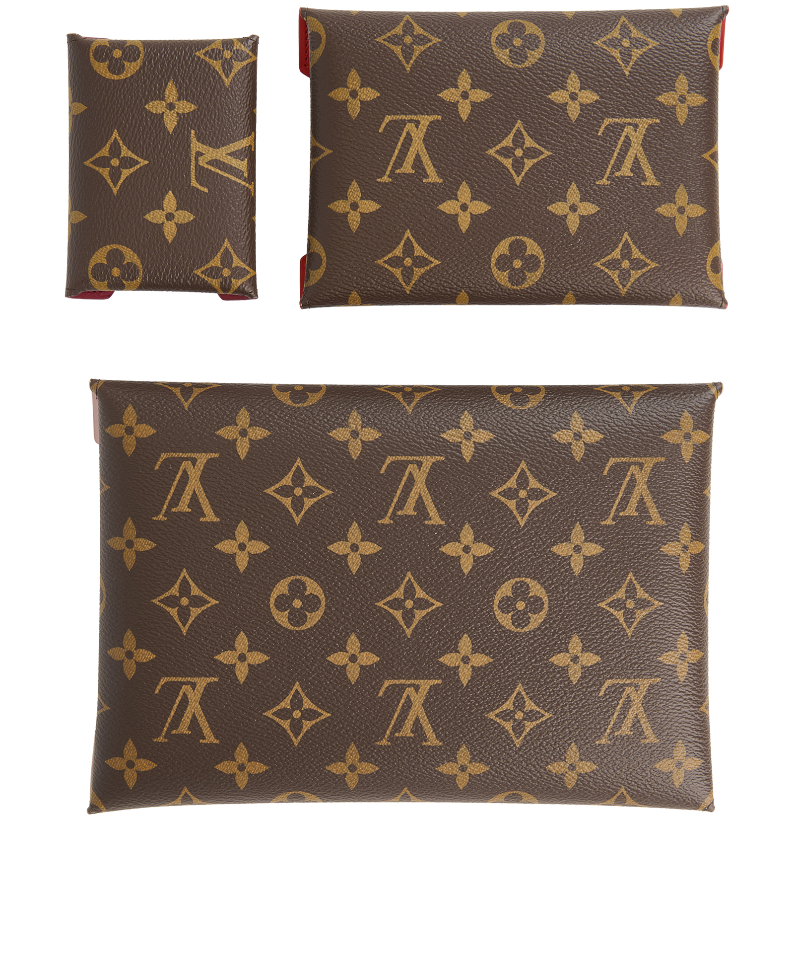 Louis Vuitton Kirigami Pochette Bag, &pound;410, Handbags, Brown, Canvas, Back view